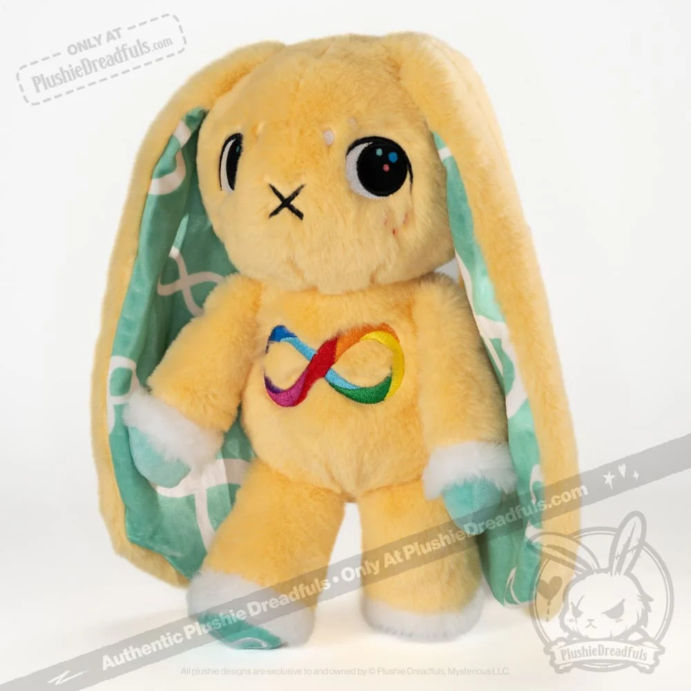 Plushie Dreadfuls - Autism Spectrum Rabbit - Plush Rabbit Stuffed Animal - Image 11