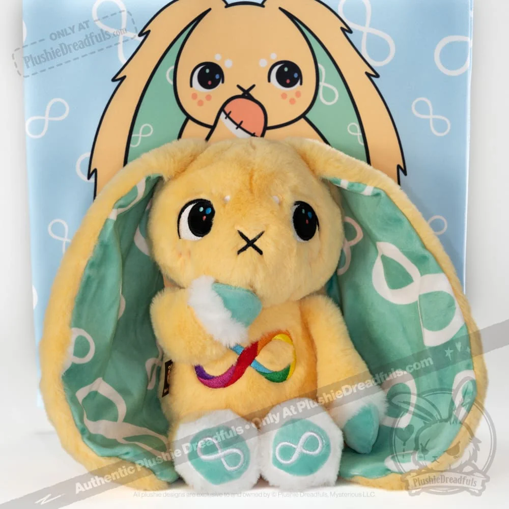 Plushie Dreadfuls - Autism Spectrum Rabbit - Plush Rabbit Stuffed Animal - Image 5