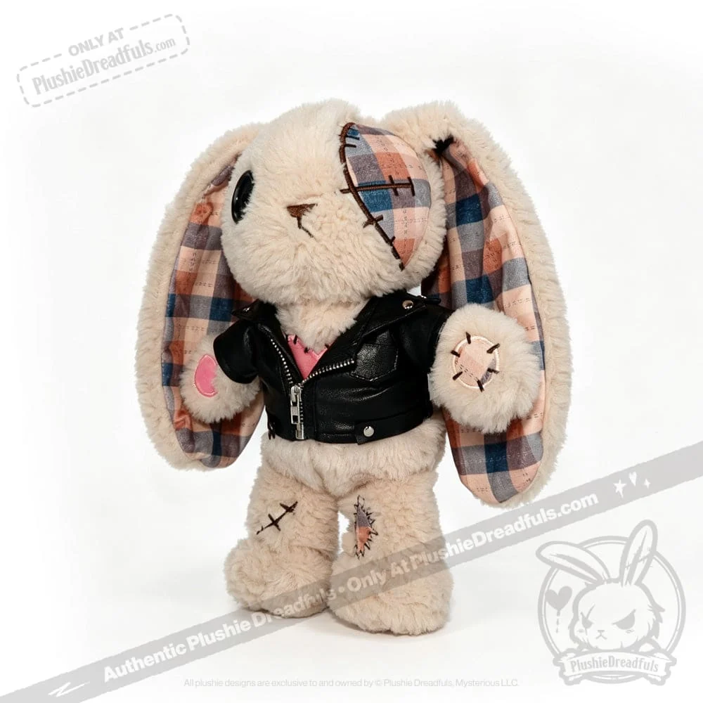 Plush Outfit - Black Leather Jacket - Image 7