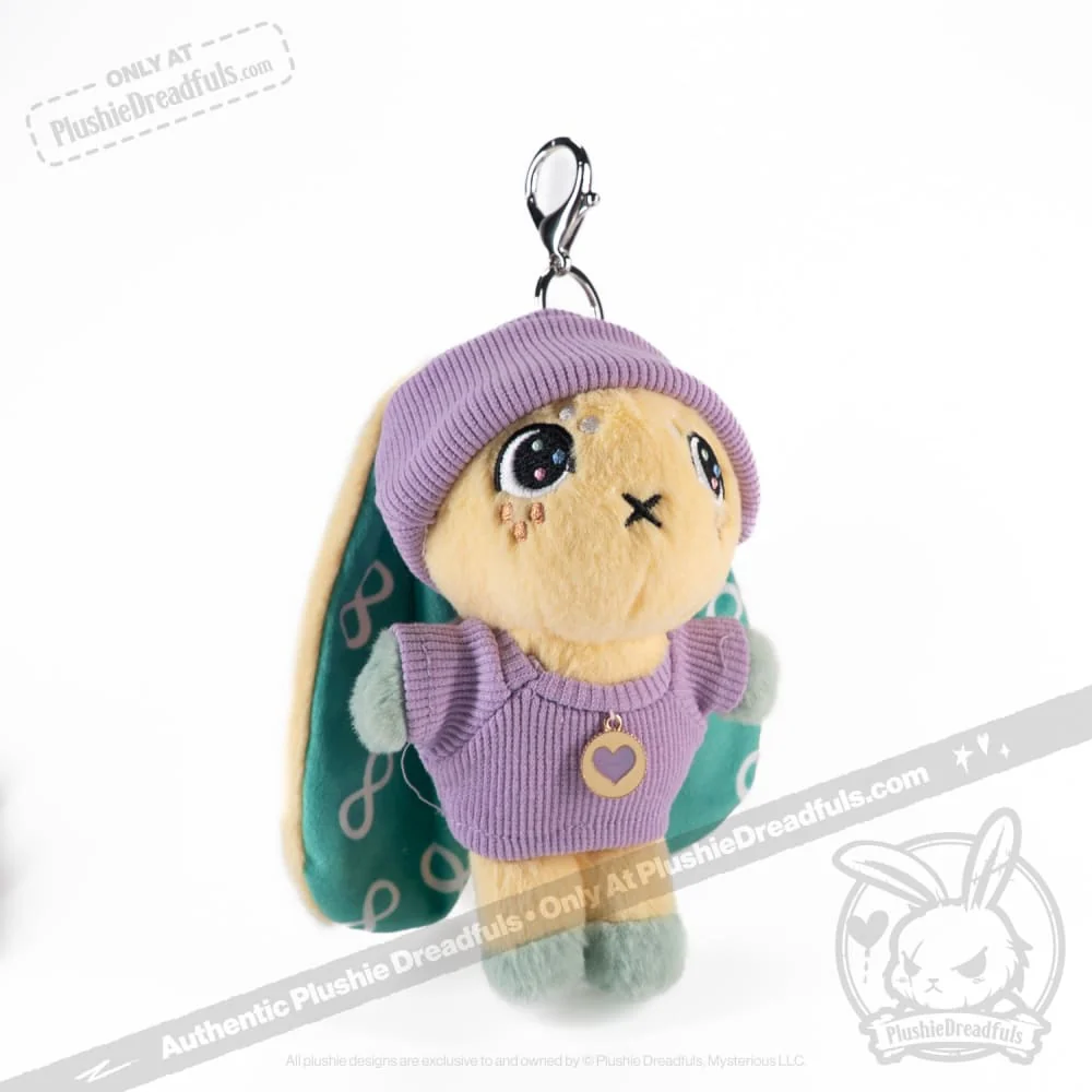 Mini Plush Outfit - Purple Sweater and Beanie - Image 4