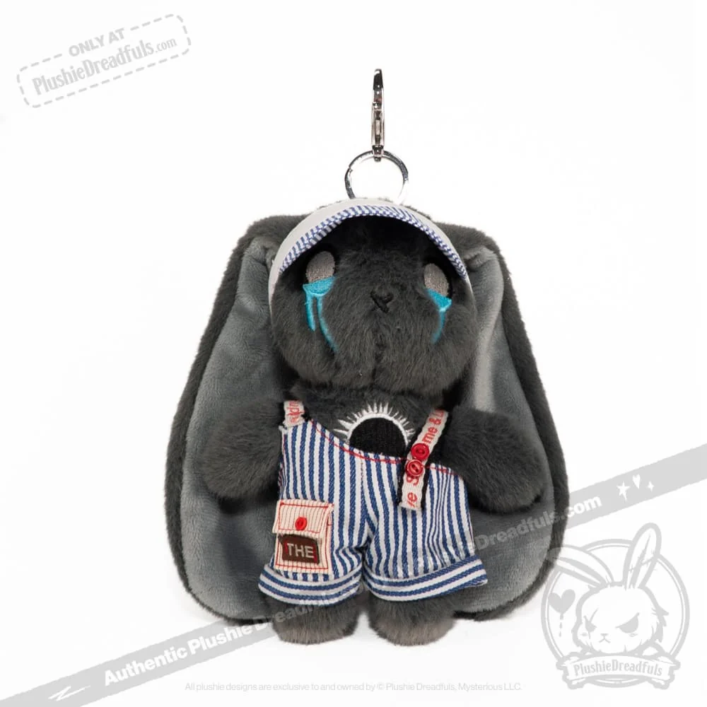 Mini Plush Outfit - Sling Striped Overalls - Image 3