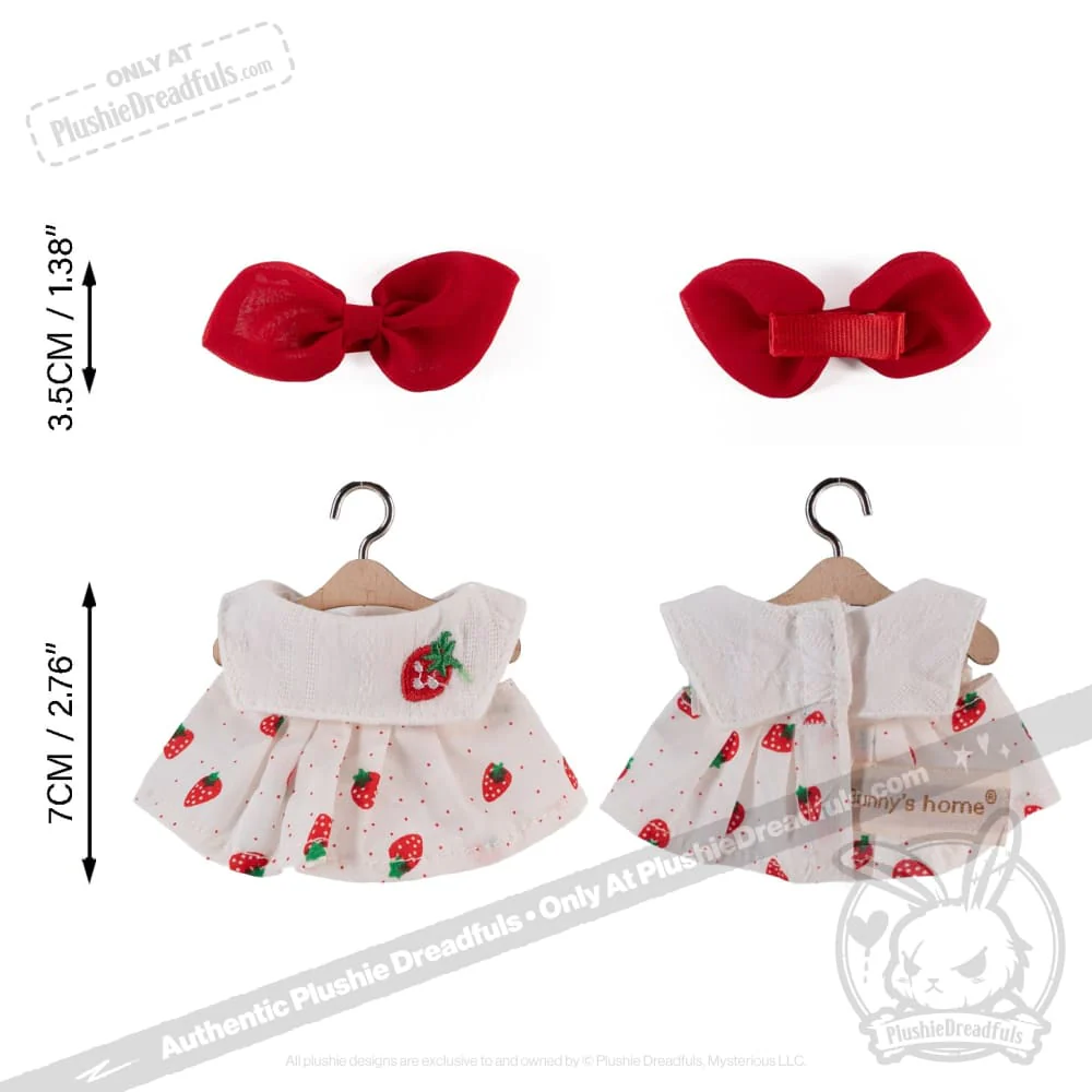 Mini Plush Outfit - Strawberry Outfit - Image 7