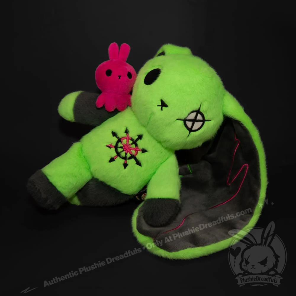 Plushie Dreadfuls - ADHD Rabbit Extra Chaos Edition- Plush Stuffed Animal - Image 40