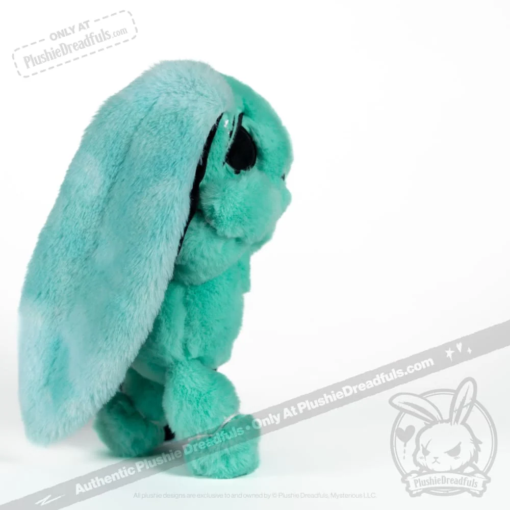 Plushie Dreadfuls - Anxiety Rabbit (TEAL Limited Edition) - Plush Stuffed Animal - Image 3