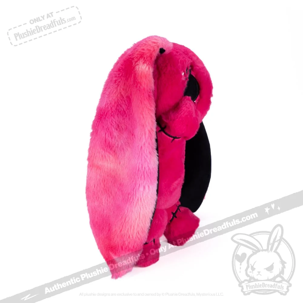 Plushie Dreadfuls - Anxiety Rabbit HOT PINK Limited Edition - Plush Stuffed Animal - Image 6