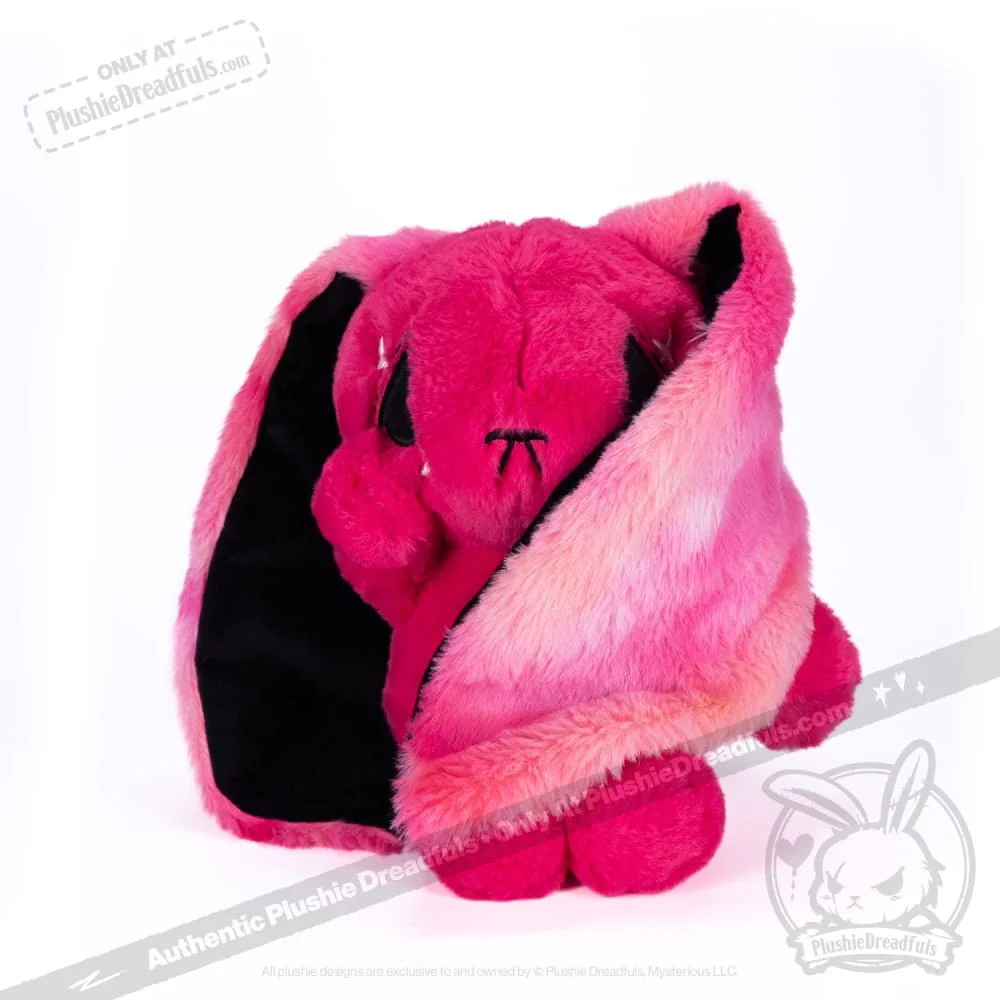 Plushie Dreadfuls - Anxiety Rabbit HOT PINK Limited Edition - Plush Stuffed Animal - Image 9
