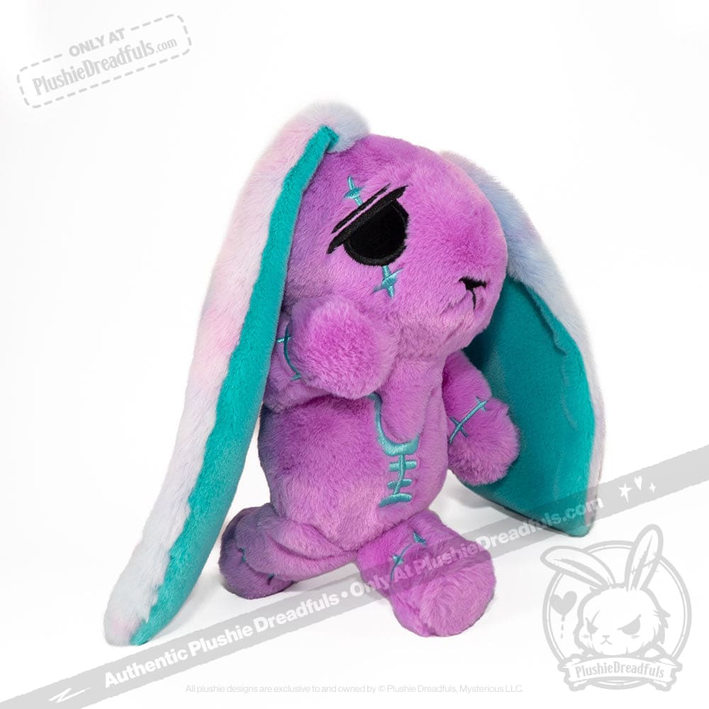 Plushie Dreadfuls - Anxiety Rabbit (PURPLE TEAL Limited Edition) - Plush Stuffed Animal - Image 17
