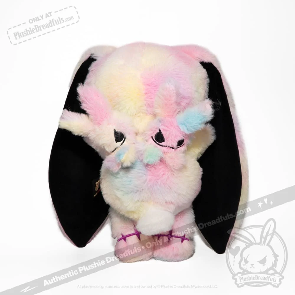 Plushie Dreadfuls - Anxiety Rabbit Tie Dye Limited Edition - Plush Stuffed Animal - Image 4