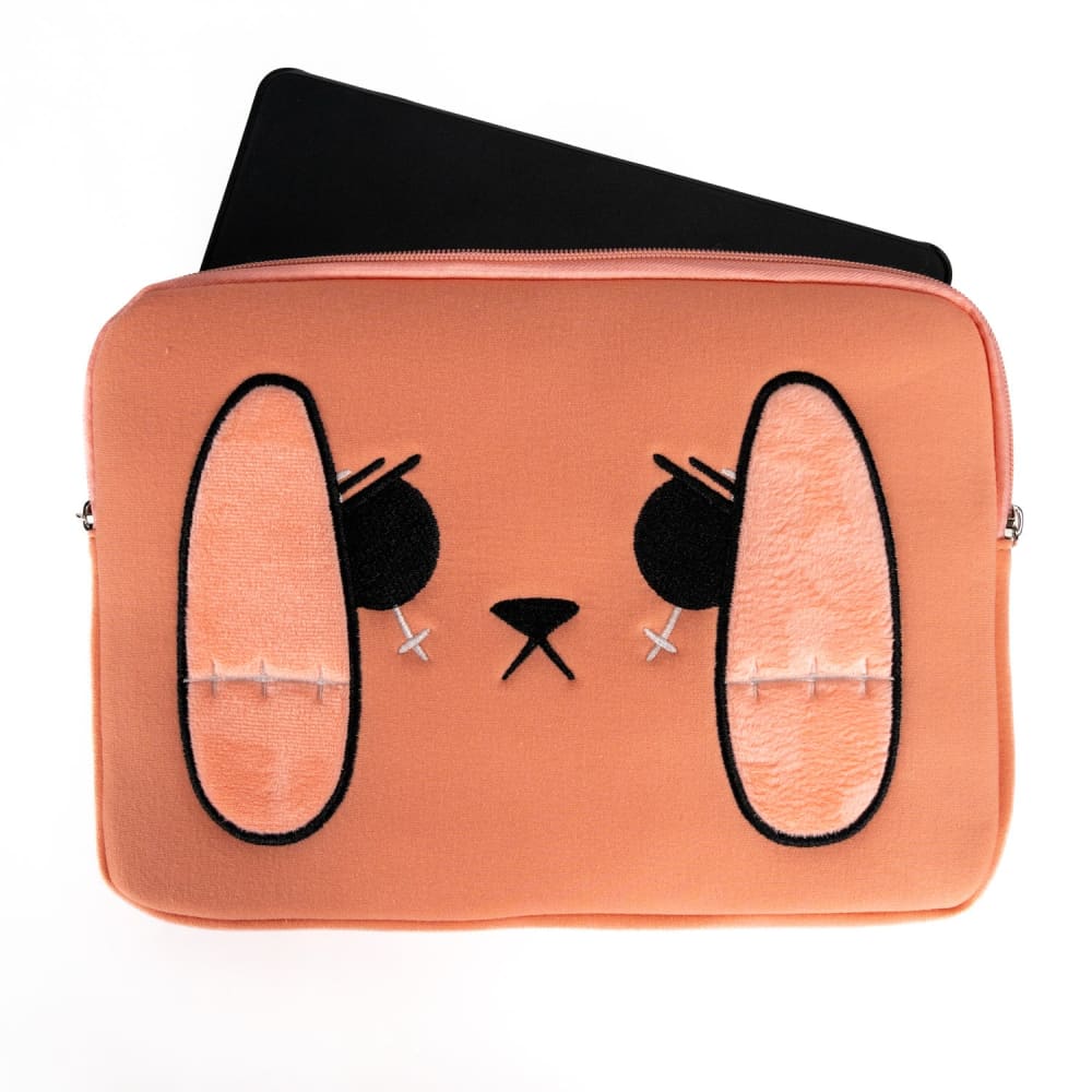 Plushie Dreadfuls Anxiety Rabbit Zip Tablet Laptop Sleeve