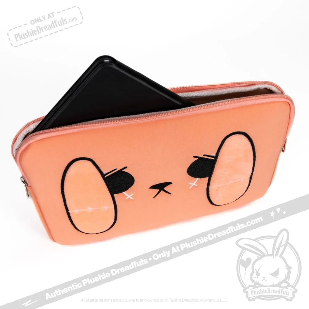 Plushie Dreadfuls Anxiety Rabbit Zip Tablet Laptop Sleeve - Image 5