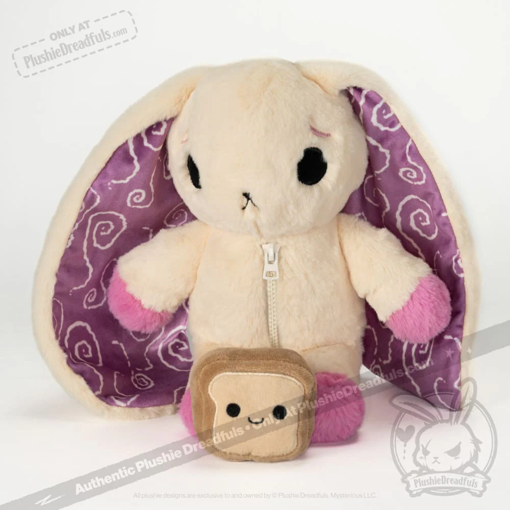 Plushie Dreadfuls - ARFID Bunny - Plush Stuffed Animal - Image 3