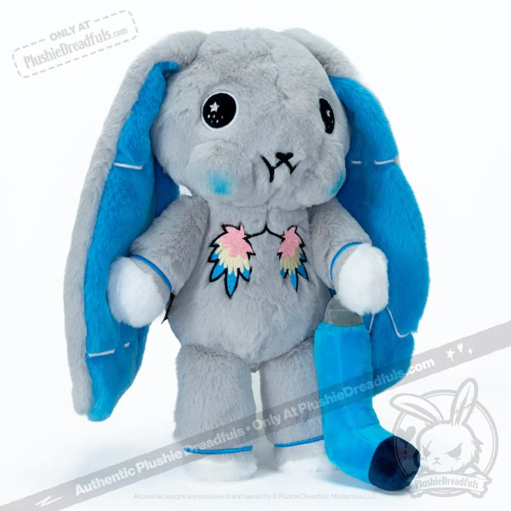 Plushie Dreadfuls - Asthma Rabbit - Plush Stuffed Animal - Image 4
