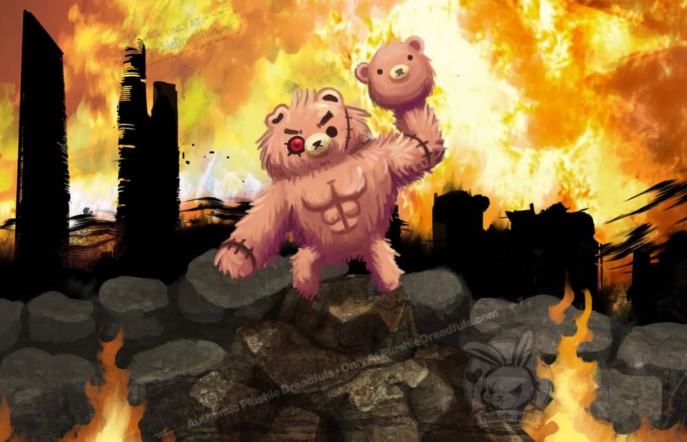 Plushie Dreadfuls -  Bearfisted Ripped Bear - Plush Stuffed Animal - Image 21