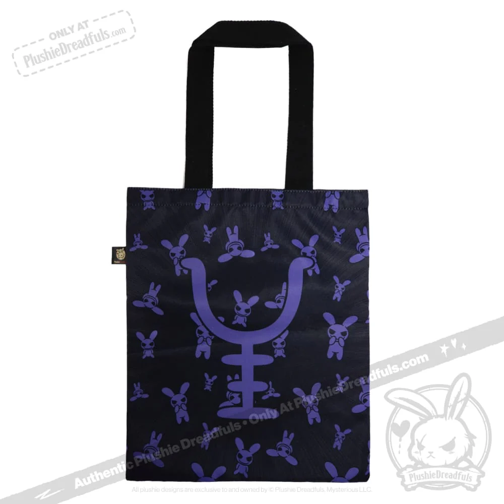 Plushie Dreadfuls - Black and Purple Anxiety Rabbit - Plush Stuffed Animal - Image 10
