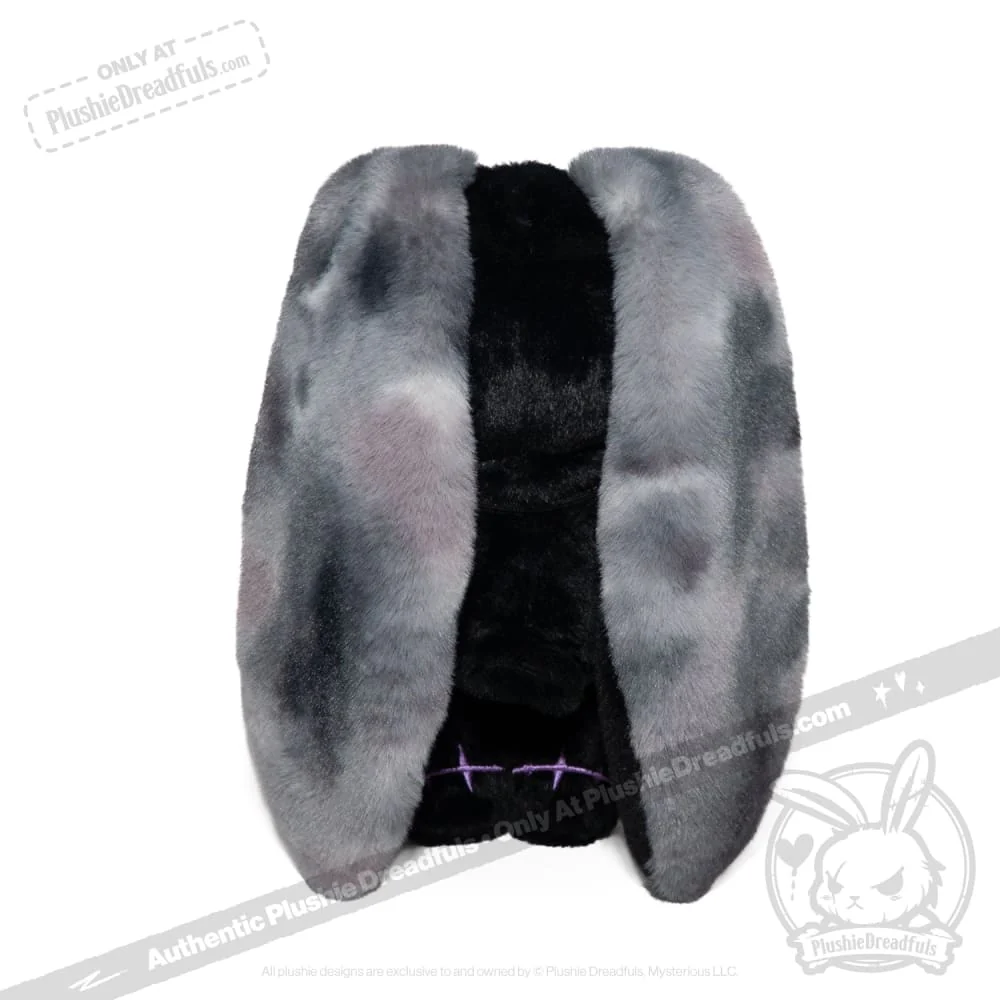 Plushie Dreadfuls - Black and Purple Anxiety Rabbit - Plush Stuffed Animal - Image 20