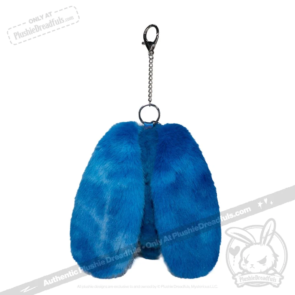 Plushie Dreadfuls - Blue Anxiety Rabbit Plush Keychain Accessory - Image 10