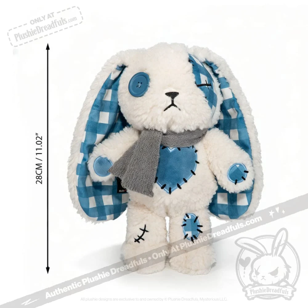 Plushie Dreadfuls - Blue Plaid Love Rabbit - Plush Stuffed Animal - Image 12