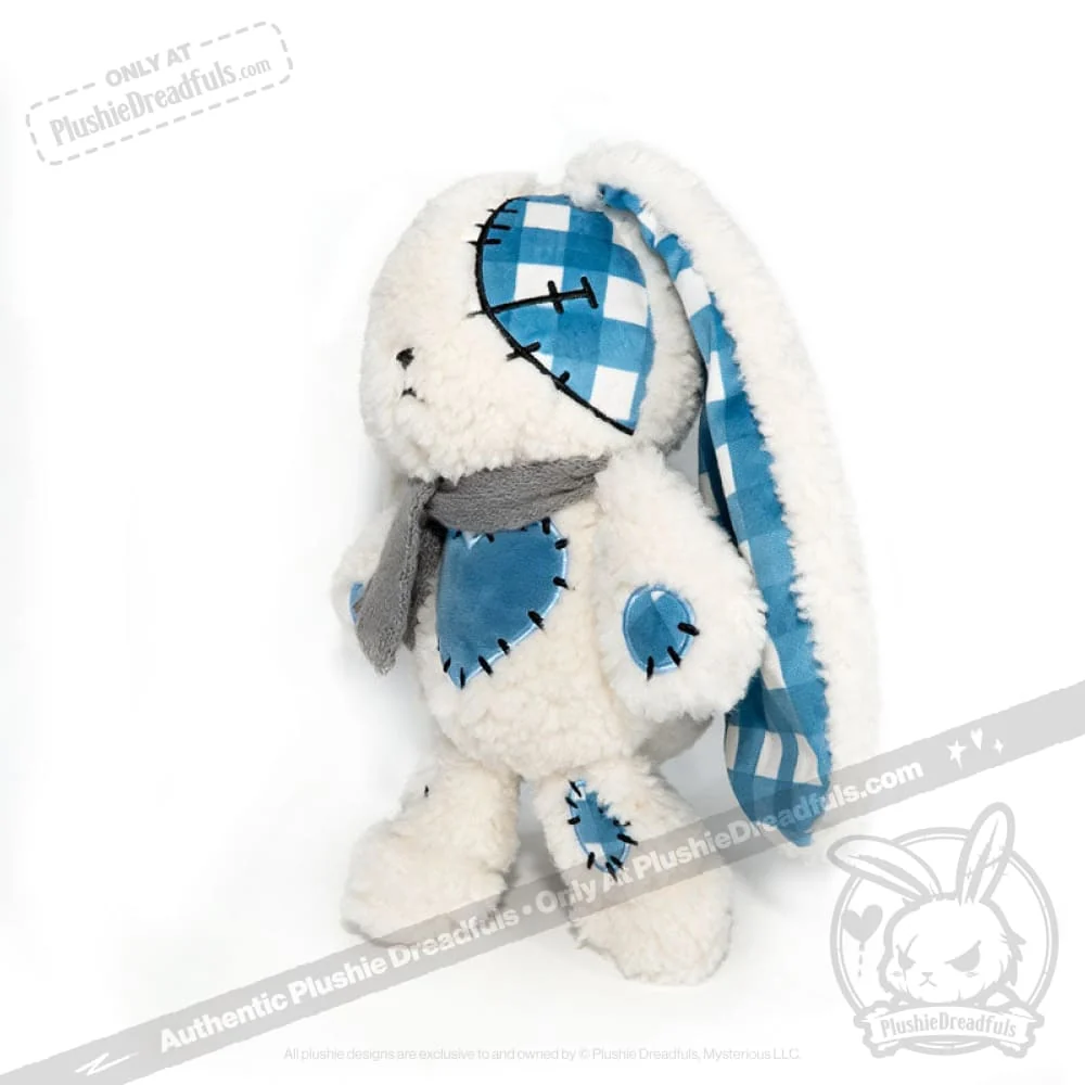Plushie Dreadfuls - Blue Plaid Love Rabbit - Plush Stuffed Animal - Image 16