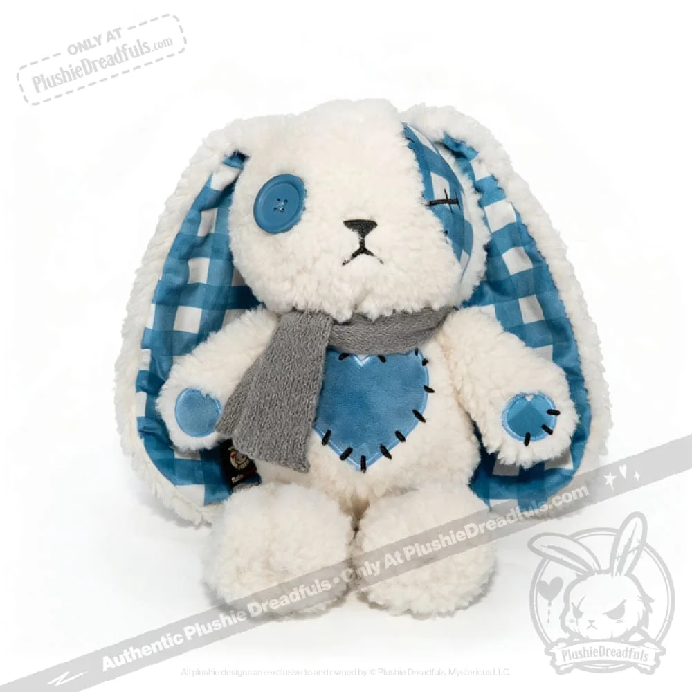 Plushie Dreadfuls - Blue Plaid Love Rabbit - Plush Stuffed Animal - Image 19