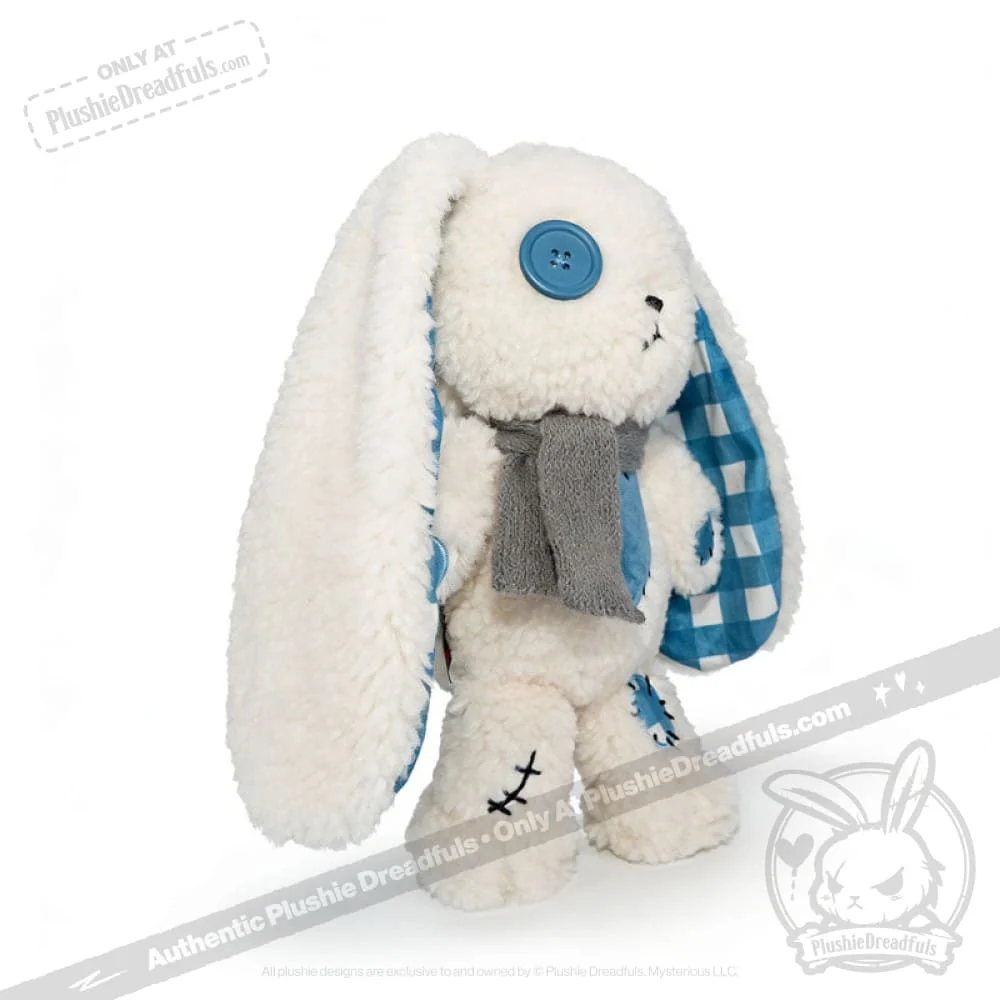 Plushie Dreadfuls - Blue Plaid Love Rabbit - Plush Stuffed Animal - Image 7
