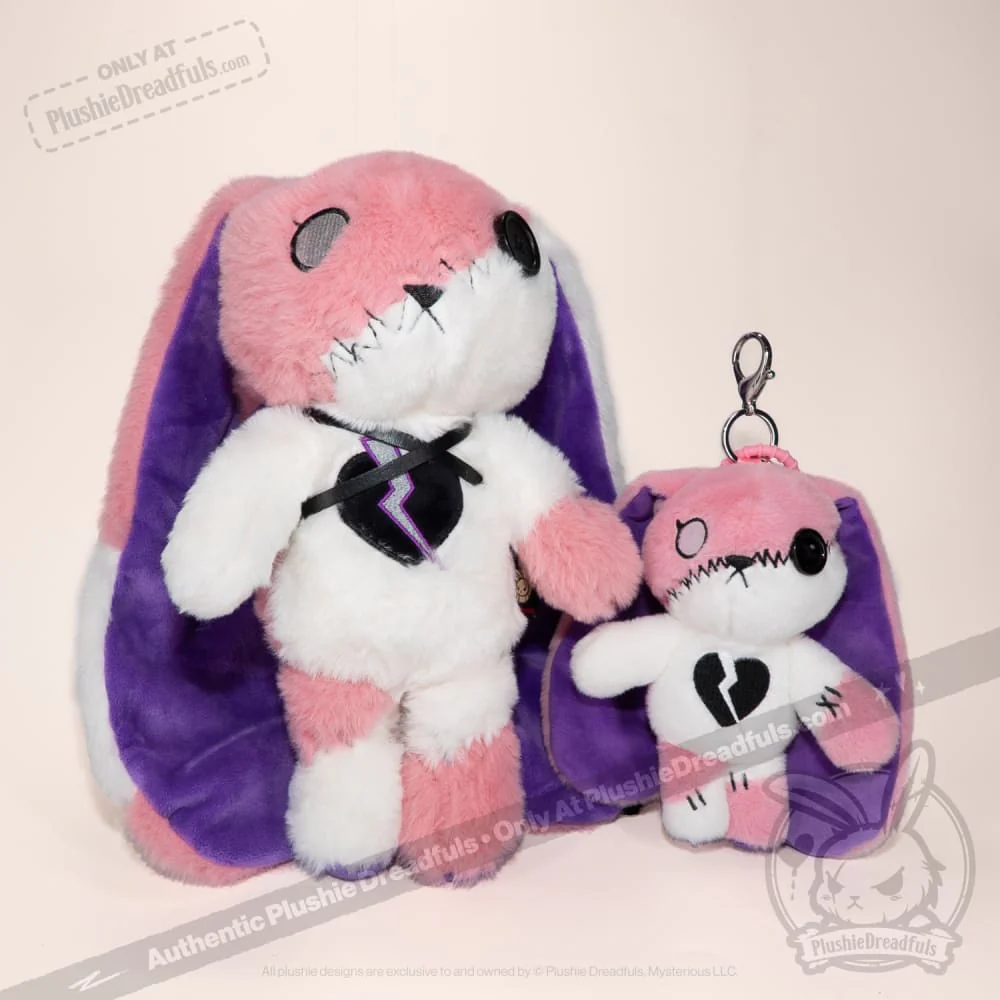 Plushie Dreadfuls - BPD Rabbit Plush Keychain Accessory - Image 3