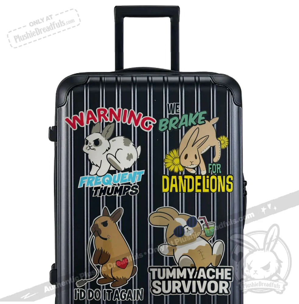 Plushie Dreadfuls - Buns Behaving Bunnly Car Decals - Image 11