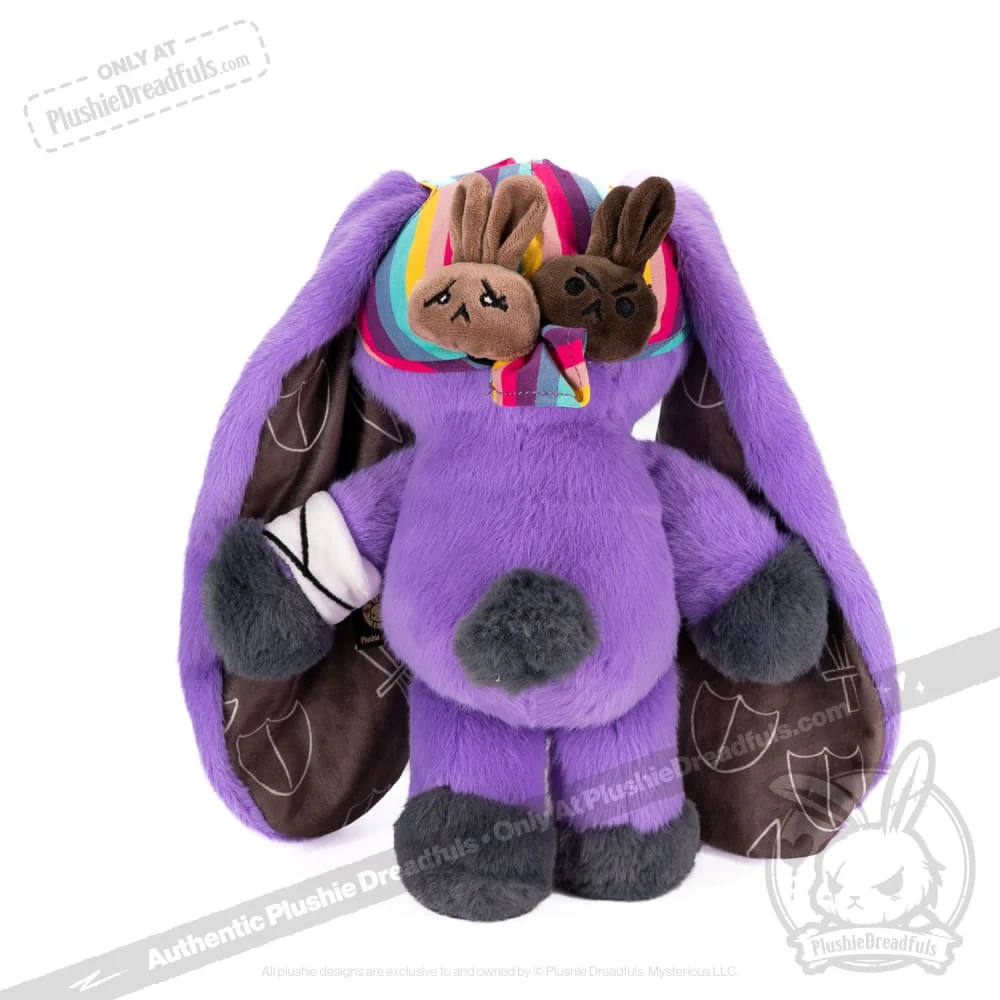 Plushie Dreadfuls - Cancer Warrior Rabbit - Plush Stuffed Animal - Image 8