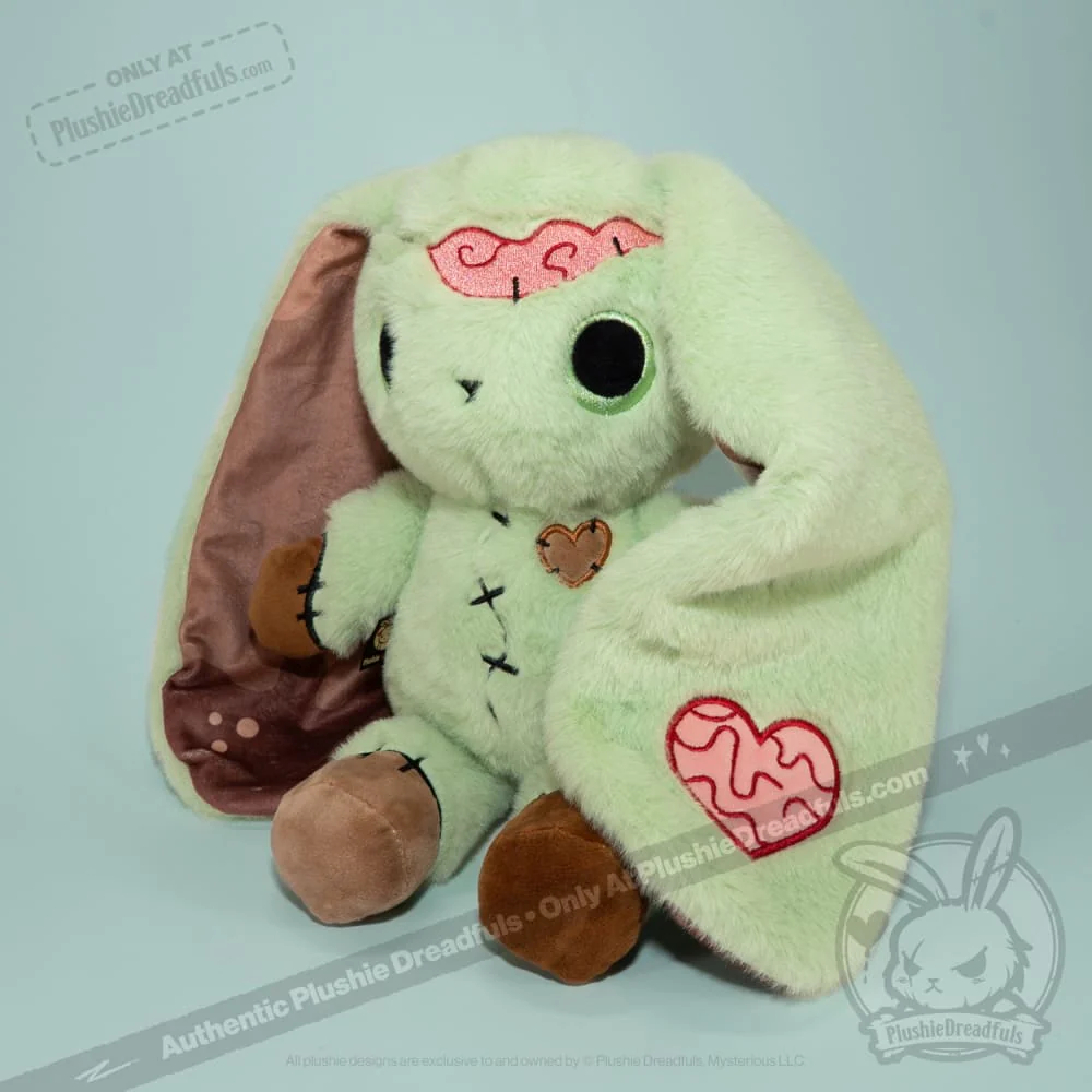 Plushie Dreadfuls -  Compost Zombie Rabbit - Plush Stuffed Animal - Image 3