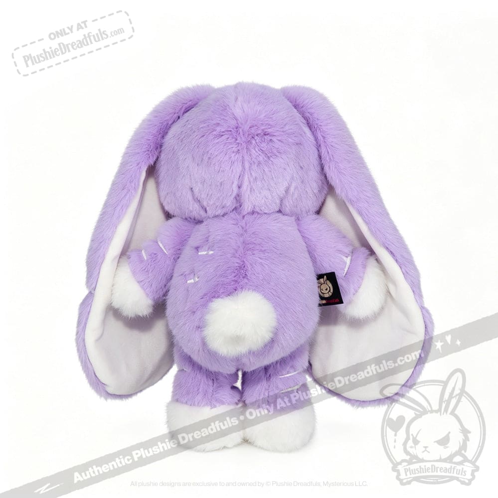 Plushie Dreadfuls - Depression Rabbit V2 Lavender LE- Plush Stuffed Animal - Image 14
