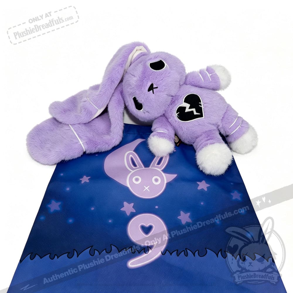 Plushie Dreadfuls - Depression Rabbit V2 Lavender LE- Plush Stuffed Animal - Image 21
