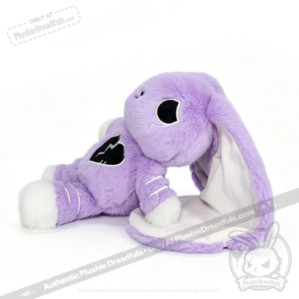 Plushie Dreadfuls - Depression Rabbit V2 Lavender LE- Plush Stuffed Animal - Image 29