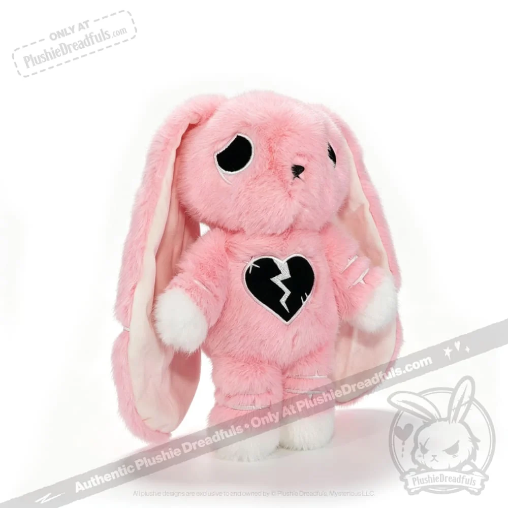 Plushie Dreadfuls - Depression Rabbit V2  Pink LE- Plush Stuffed Animal - Image 18