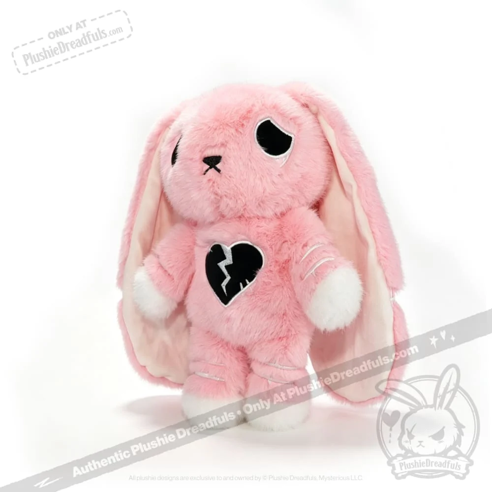 Plushie Dreadfuls - Depression Rabbit V2  Pink LE- Plush Stuffed Animal - Image 19