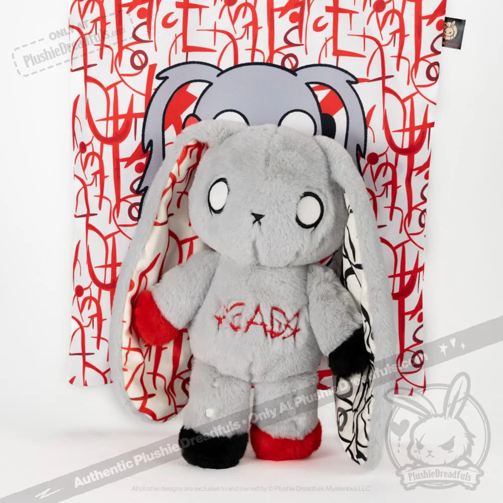 Plushie Dreadfuls - Dyslexia Rabbit - Plush Stuffed Animal - Image 10