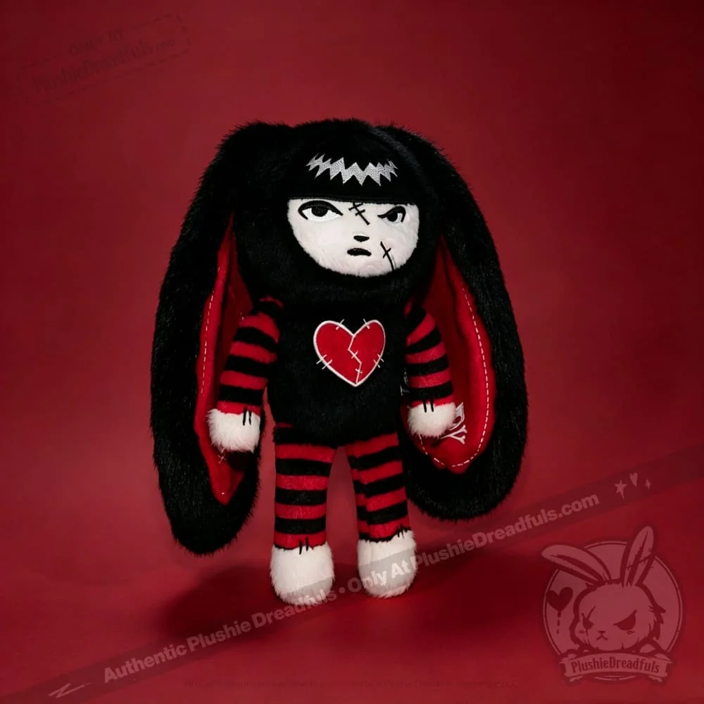 Plushie Dreadfuls - Emily The Strange - Plush Rabbit Stuffed Animal - Image 11