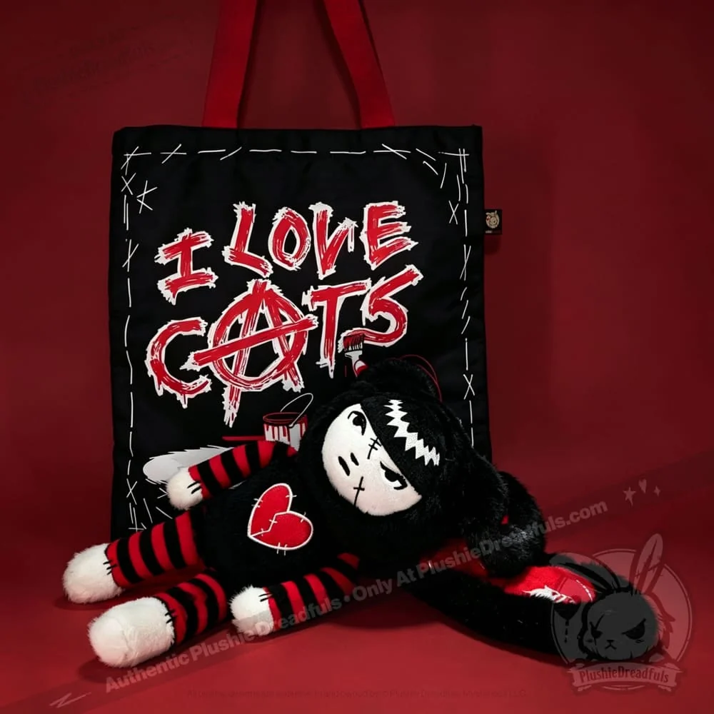 Plushie Dreadfuls - Emily The Strange - Plush Rabbit Stuffed Animal - Image 23
