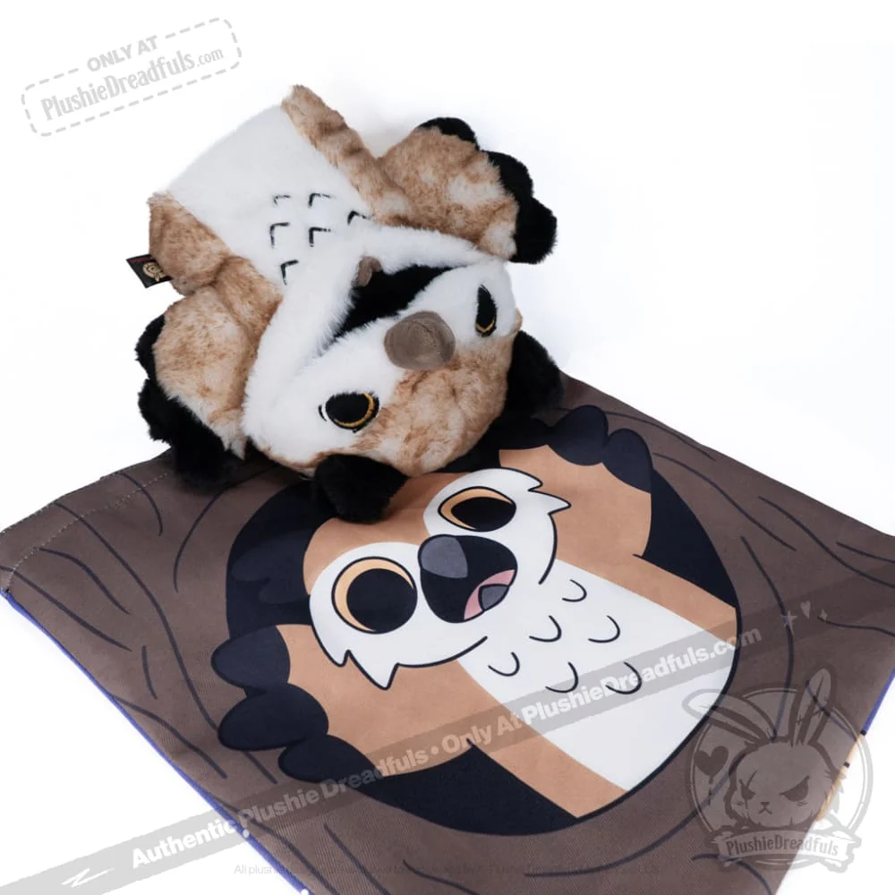Plushie Dreadfuls - Existential Horror Owl Puppet - Plush Stuffed Animal - Image 18