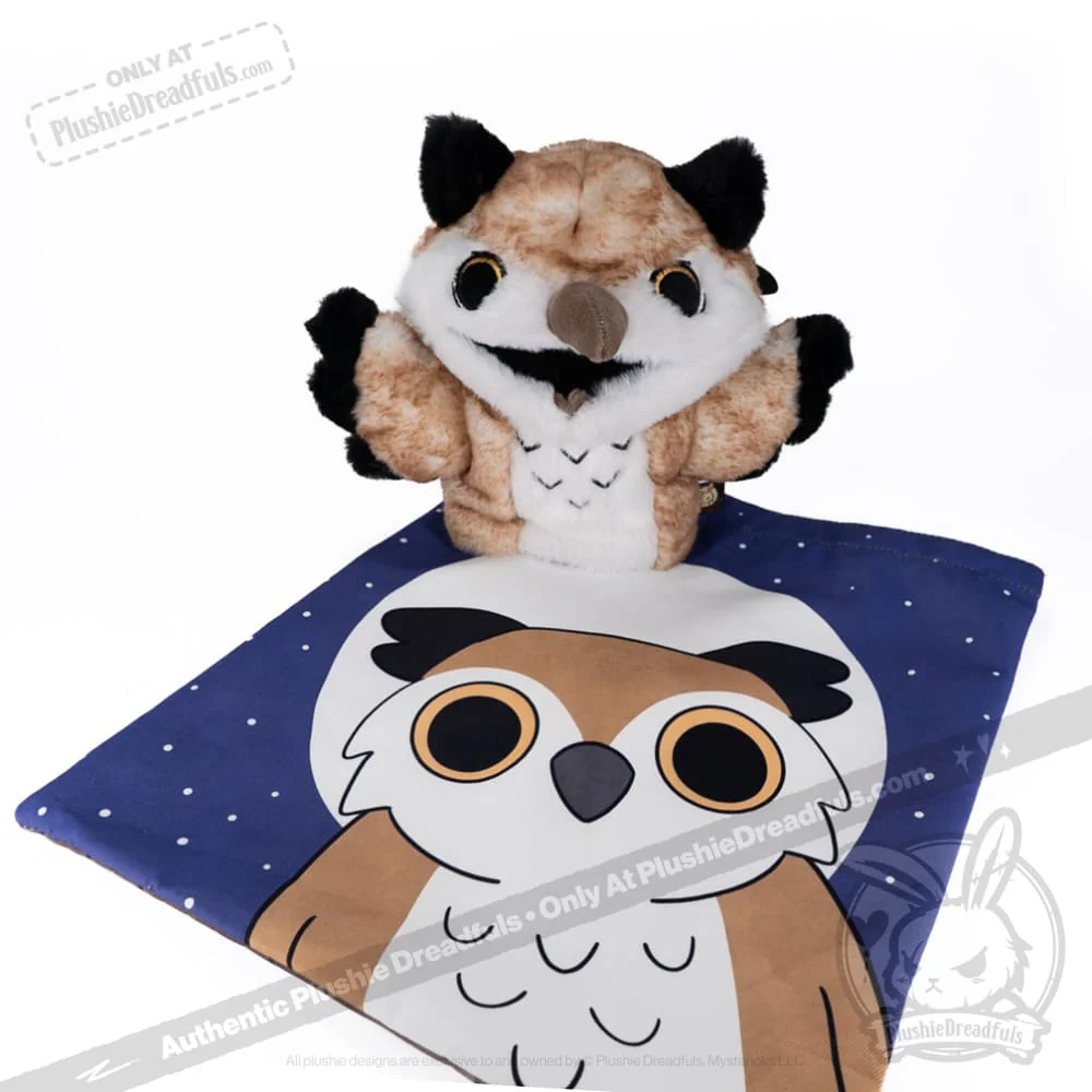 Plushie Dreadfuls - Existential Horror Owl Puppet - Plush Stuffed Animal - Image 5