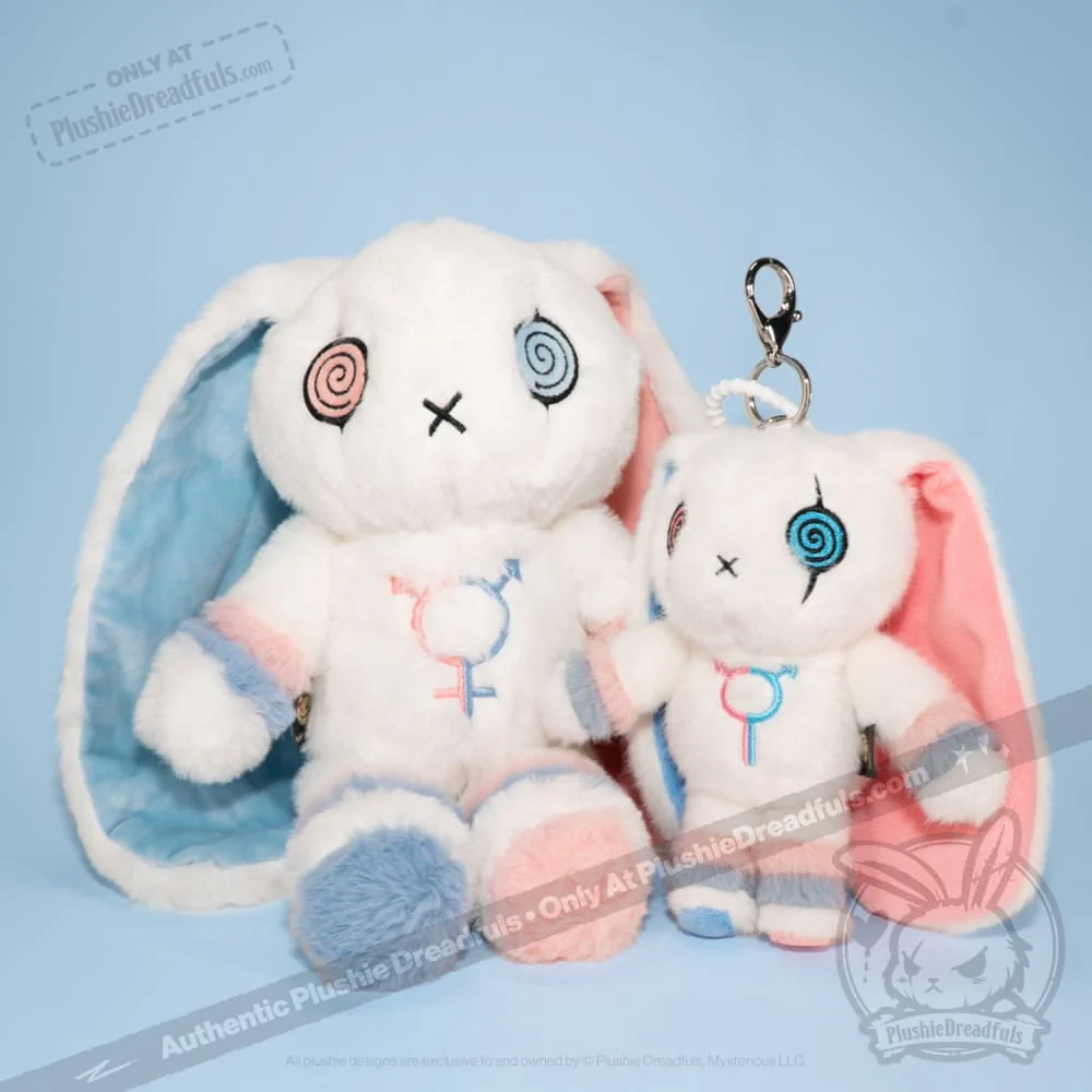 Plushie Dreadfuls - Gender Dysphoria Rabbit Plush Keychain Accessory - Image 10