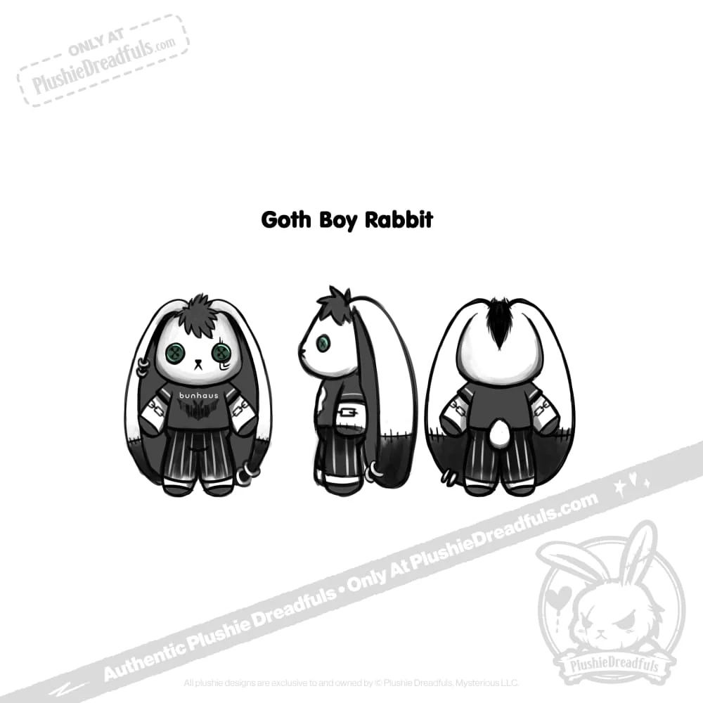 Plushie Dreadfuls - Goth Boy - Image 21