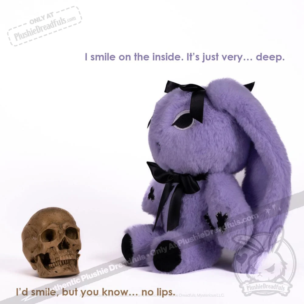 Plushie Dreadfuls - Goth Rabbit - Plush Stuffed Animal - Image 26
