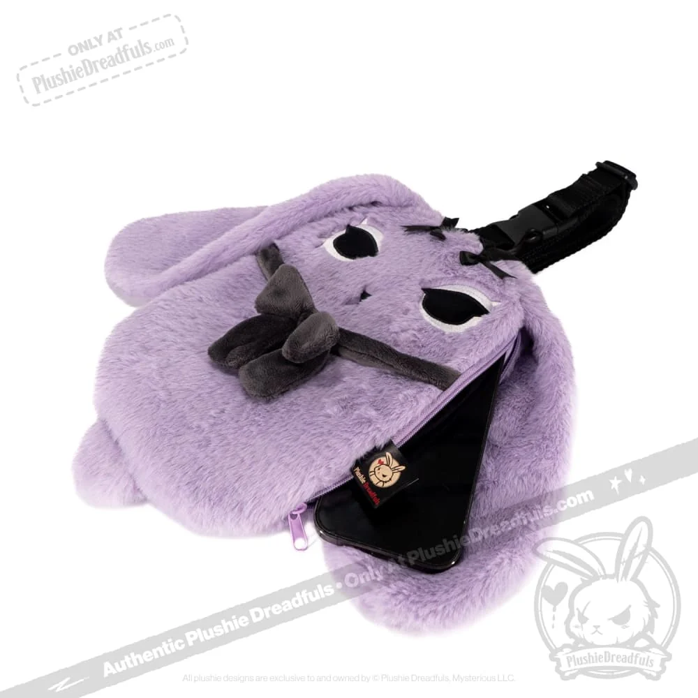 Plushie Dreadfuls - Goth Rabbit Crossbody Bag - Image 10
