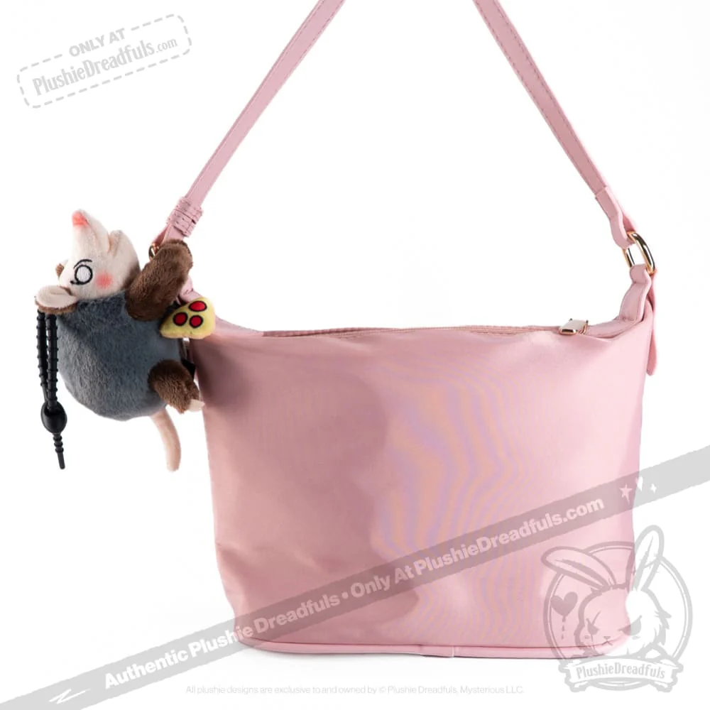 Plushie Dreadfuls - Hangry Pizza Opossum Plush Keychain - Image 9