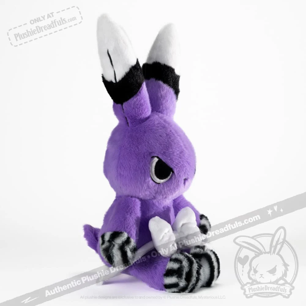 Plushie Dreadfuls - Hyperthyroidism Rabbit - Plush Stuffed Animal - Image 5