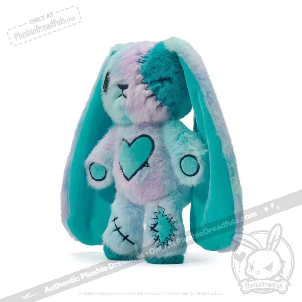Plushie Dreadfuls -  Blue Ice Love Rabbit - Plush Stuffed Animal - Image 5