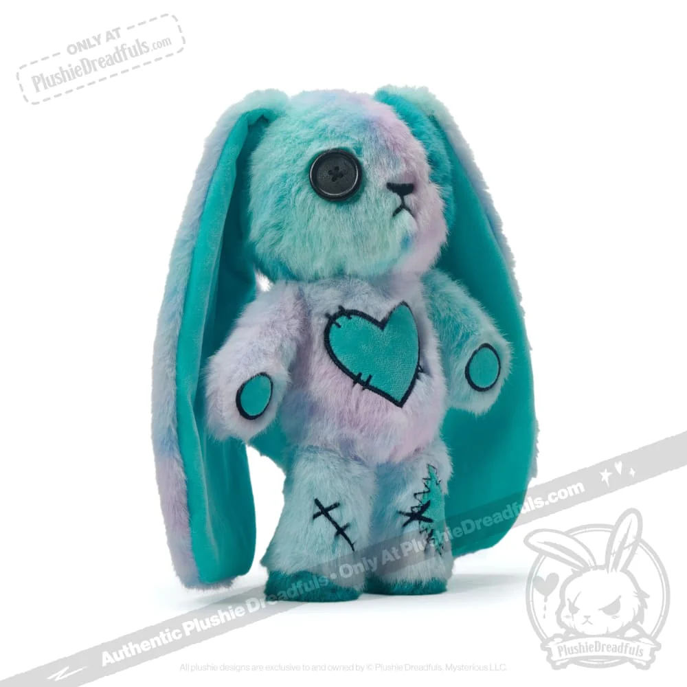 Plushie Dreadfuls -  Blue Ice Love Rabbit - Plush Stuffed Animal - Image 6