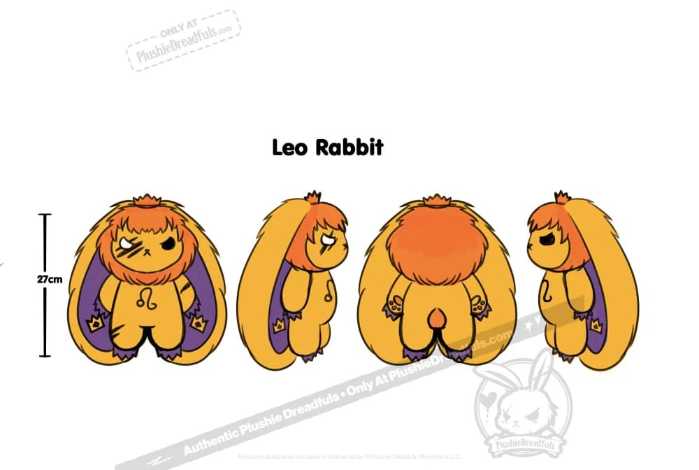 Plushie Dreadfuls - Leo Rabbit - Plush Stuffed Animal - Image 8