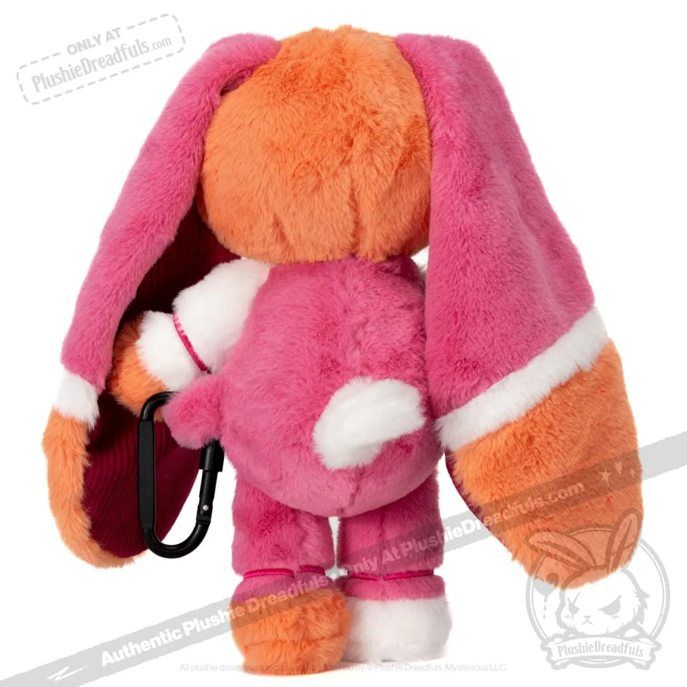 Plushie Dreadfuls - Lesbian Bunny - Carabiner Edition- Plush Stuffed Animal - Image 6
