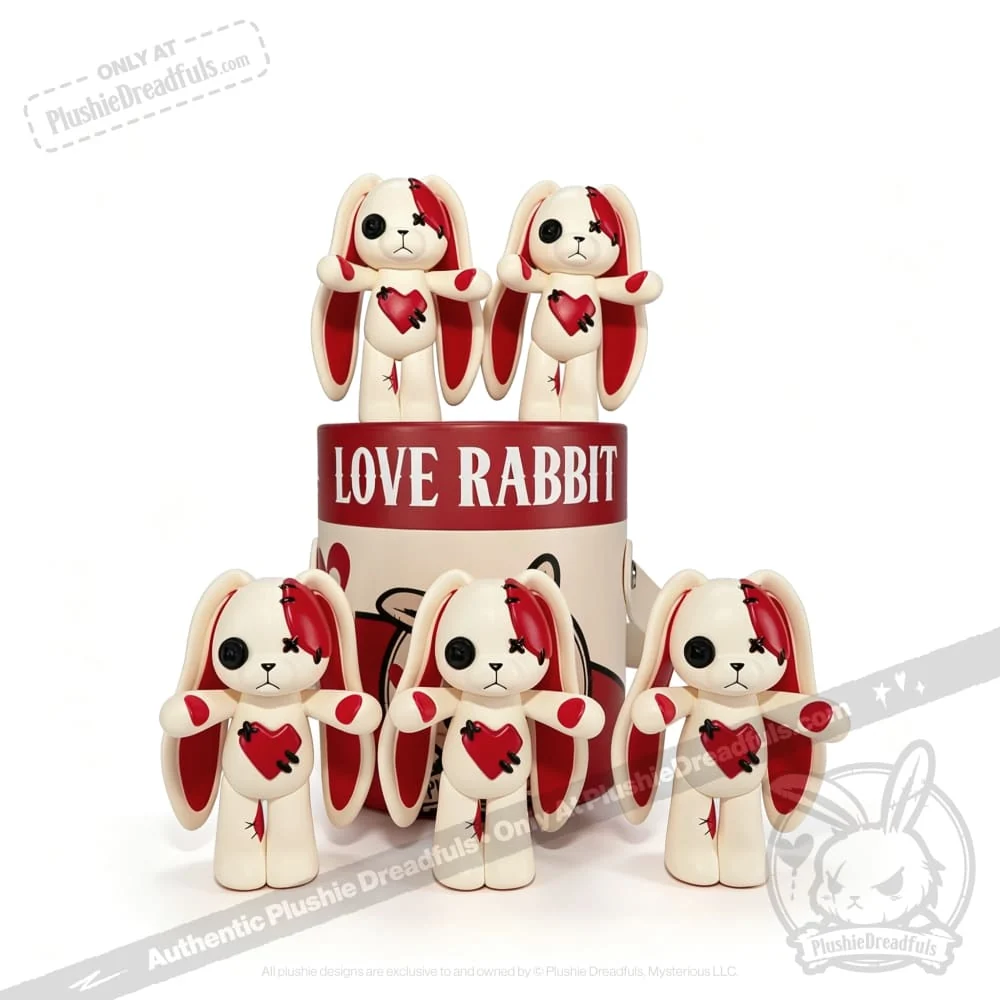 Plushie Dreadfuls Love Rabbit Figurine - Image 4