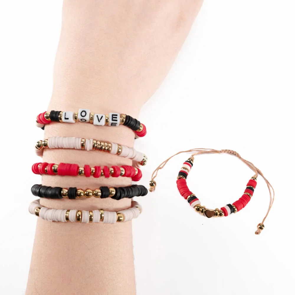 Plushie Dreadfuls - Love Rabbit Stacking Friendship Bracelet